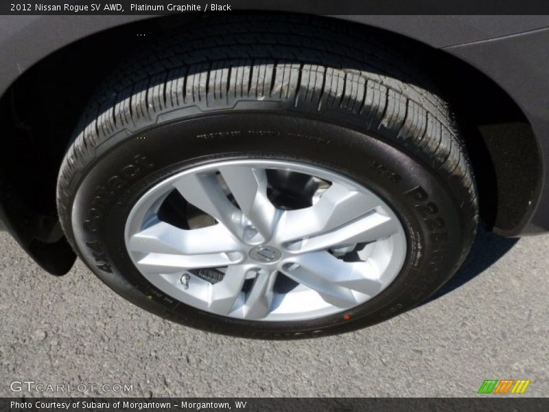 Platinum Graphite / Black 2012 Nissan Rogue SV AWD