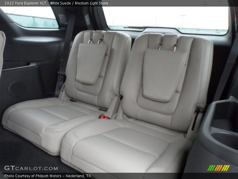 White Suede / Medium Light Stone 2012 Ford Explorer XLT
