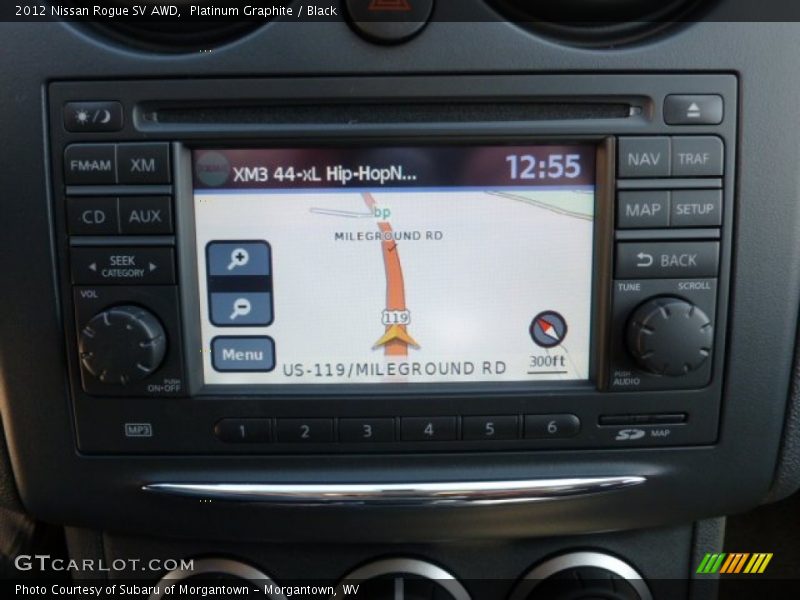 Platinum Graphite / Black 2012 Nissan Rogue SV AWD