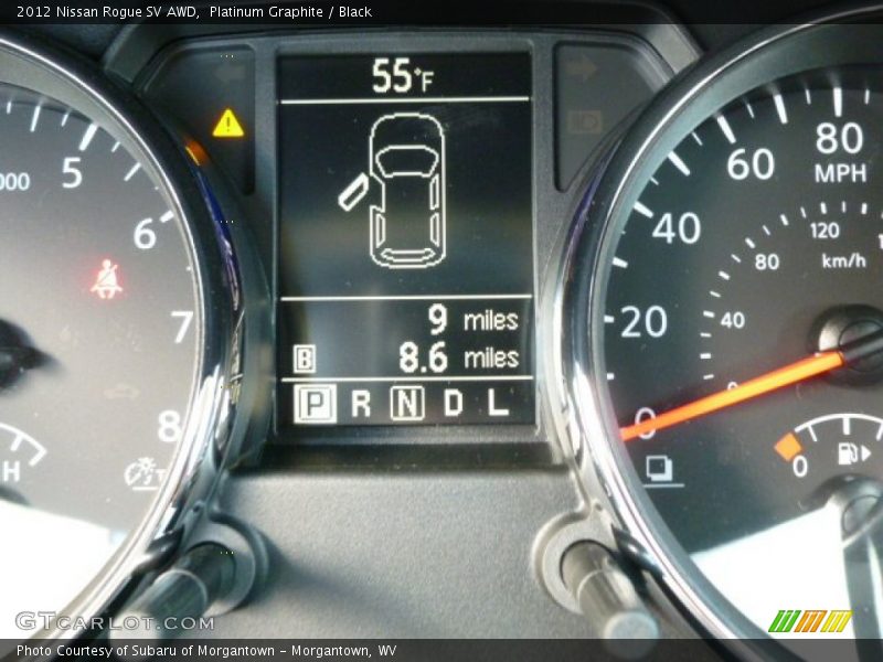 Platinum Graphite / Black 2012 Nissan Rogue SV AWD