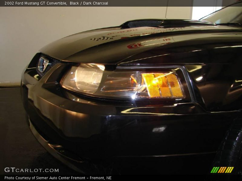 Black / Dark Charcoal 2002 Ford Mustang GT Convertible