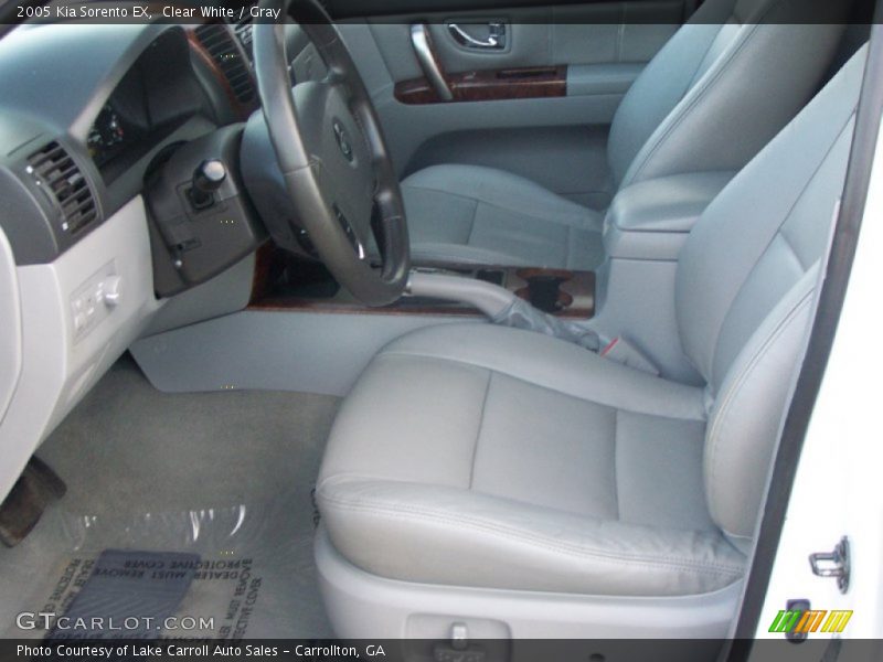 Clear White / Gray 2005 Kia Sorento EX