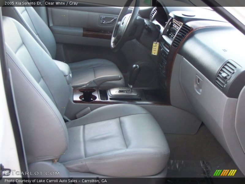 Clear White / Gray 2005 Kia Sorento EX