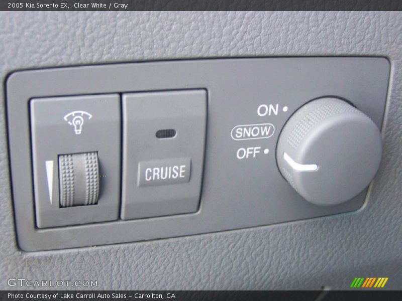 Clear White / Gray 2005 Kia Sorento EX