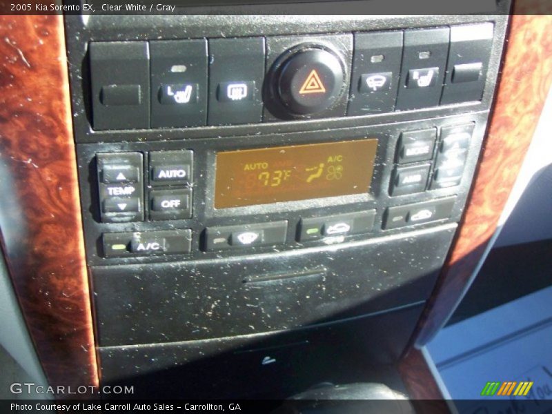Clear White / Gray 2005 Kia Sorento EX