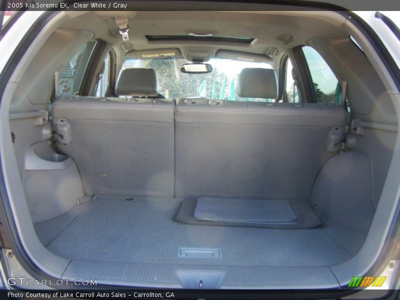 Clear White / Gray 2005 Kia Sorento EX