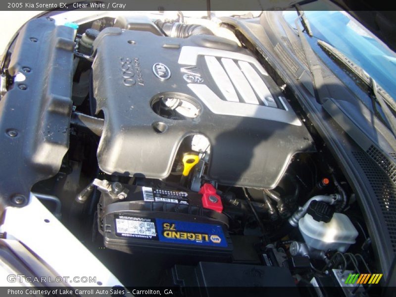 Clear White / Gray 2005 Kia Sorento EX