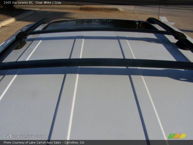 Clear White / Gray 2005 Kia Sorento EX