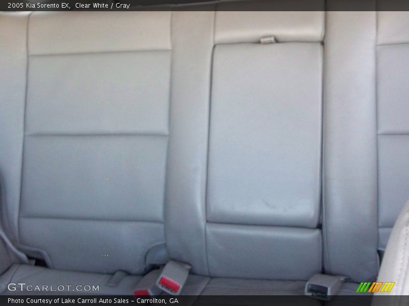 Clear White / Gray 2005 Kia Sorento EX
