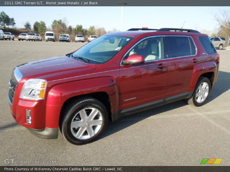 Merlot Jewel Metallic / Jet Black 2011 GMC Terrain SLT