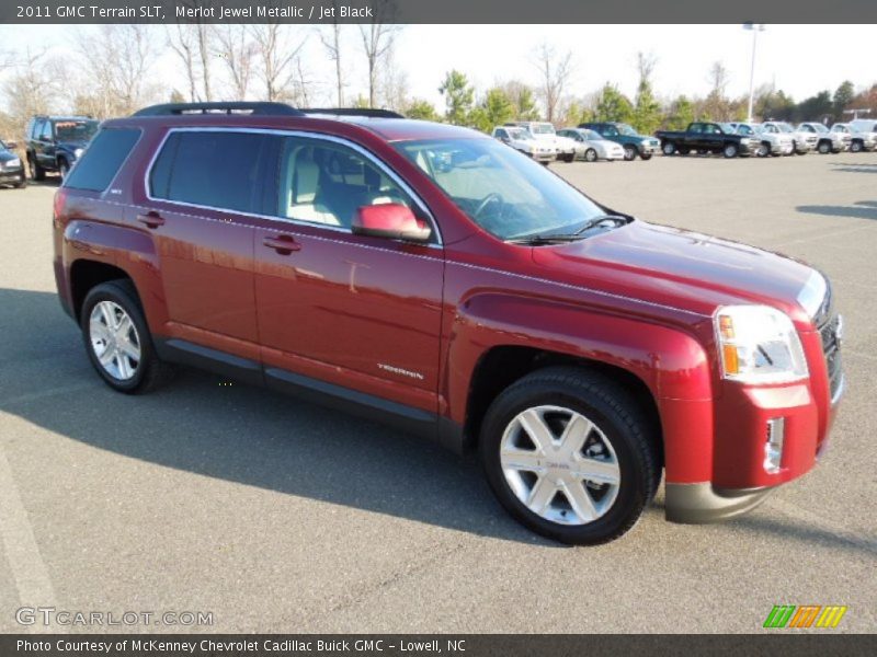 Merlot Jewel Metallic / Jet Black 2011 GMC Terrain SLT