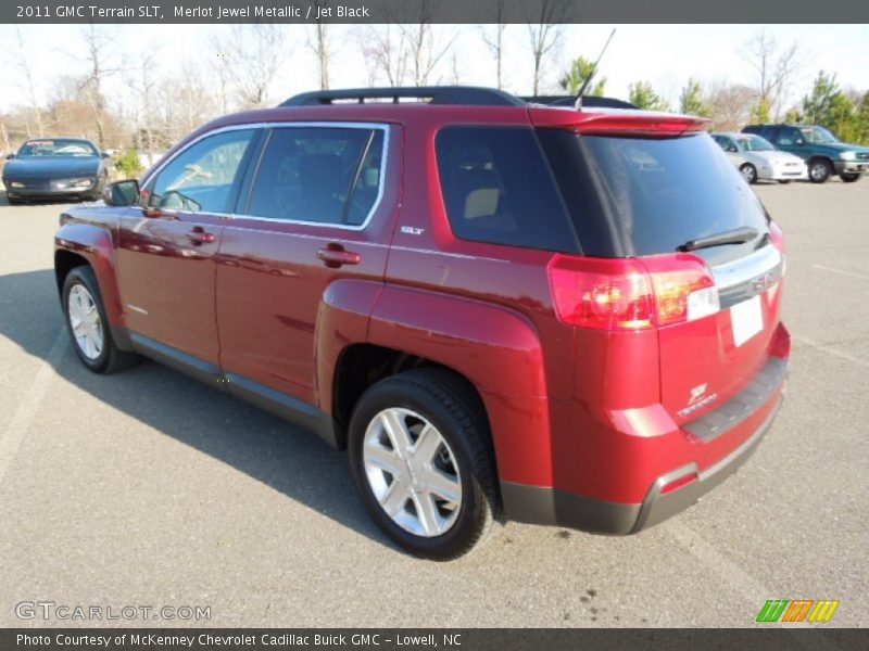 Merlot Jewel Metallic / Jet Black 2011 GMC Terrain SLT
