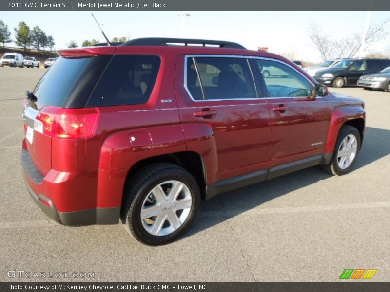 Merlot Jewel Metallic / Jet Black 2011 GMC Terrain SLT