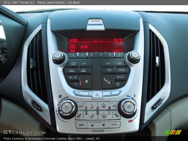 Merlot Jewel Metallic / Jet Black 2011 GMC Terrain SLT