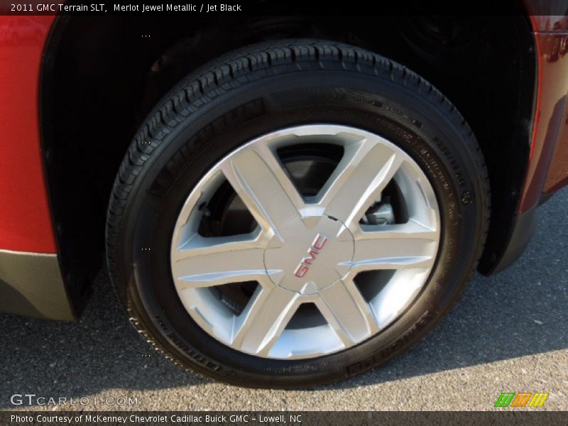Merlot Jewel Metallic / Jet Black 2011 GMC Terrain SLT