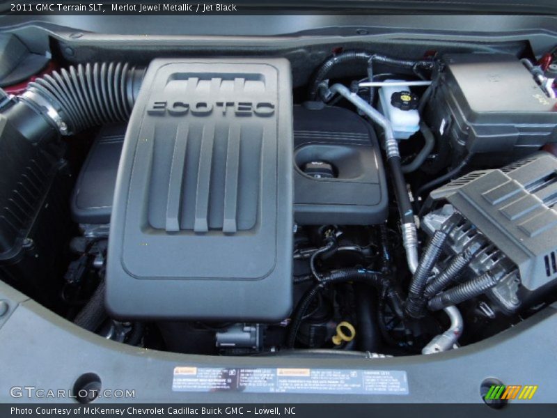 Merlot Jewel Metallic / Jet Black 2011 GMC Terrain SLT