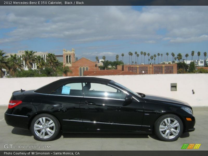 Black / Black 2012 Mercedes-Benz E 350 Cabriolet