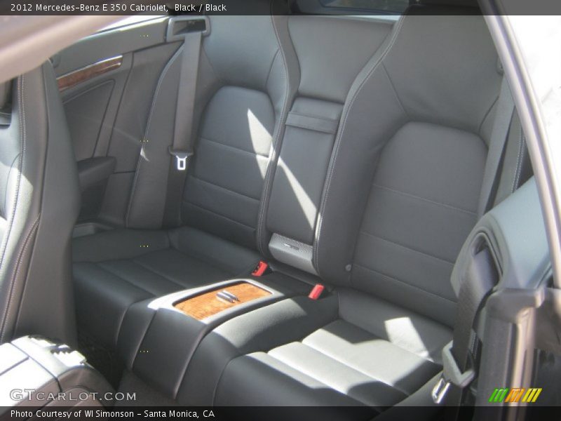 Black / Black 2012 Mercedes-Benz E 350 Cabriolet