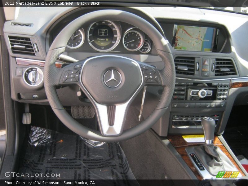 Black / Black 2012 Mercedes-Benz E 350 Cabriolet