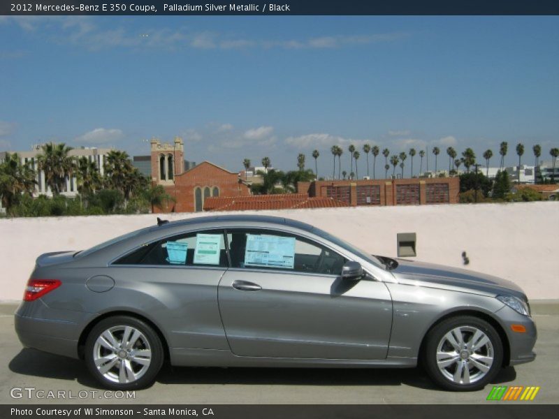 Palladium Silver Metallic / Black 2012 Mercedes-Benz E 350 Coupe