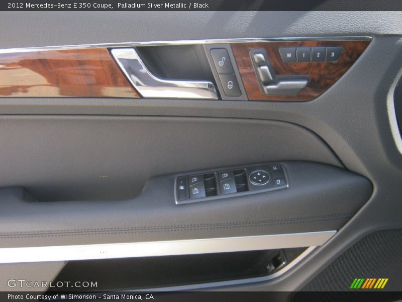 Palladium Silver Metallic / Black 2012 Mercedes-Benz E 350 Coupe