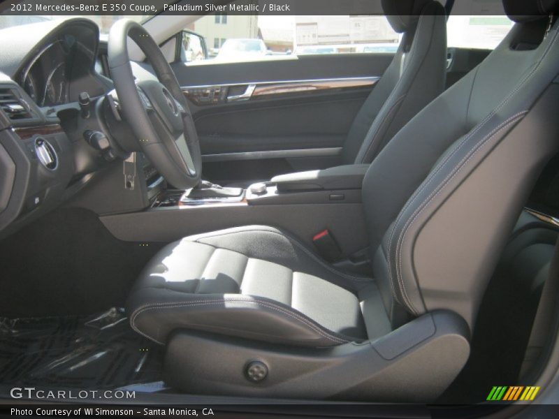 Palladium Silver Metallic / Black 2012 Mercedes-Benz E 350 Coupe