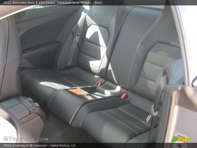 Palladium Silver Metallic / Black 2012 Mercedes-Benz E 350 Coupe