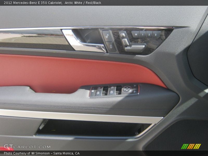 Arctic White / Red/Black 2012 Mercedes-Benz E 350 Cabriolet