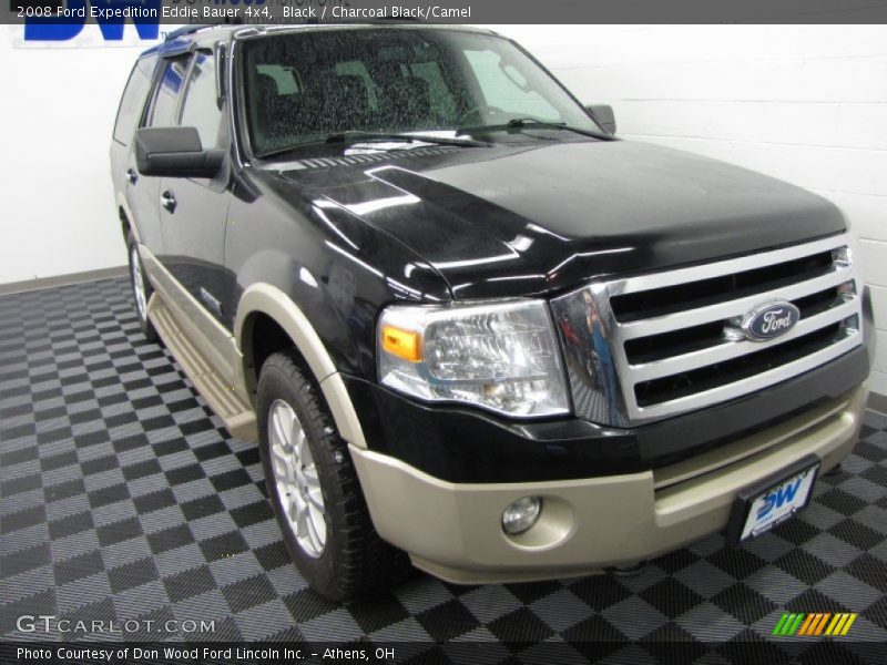 Black / Charcoal Black/Camel 2008 Ford Expedition Eddie Bauer 4x4