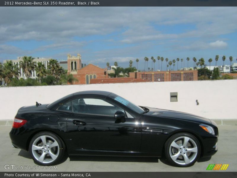 Black / Black 2012 Mercedes-Benz SLK 350 Roadster