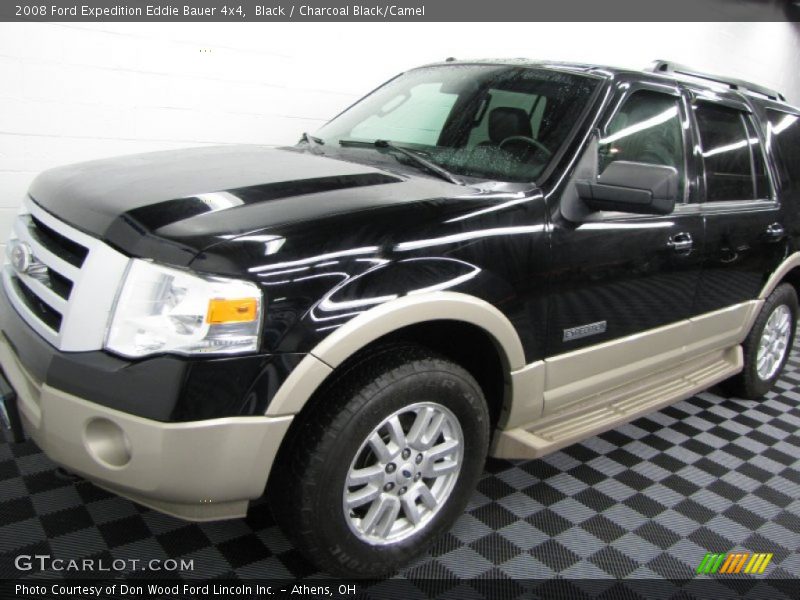 Black / Charcoal Black/Camel 2008 Ford Expedition Eddie Bauer 4x4