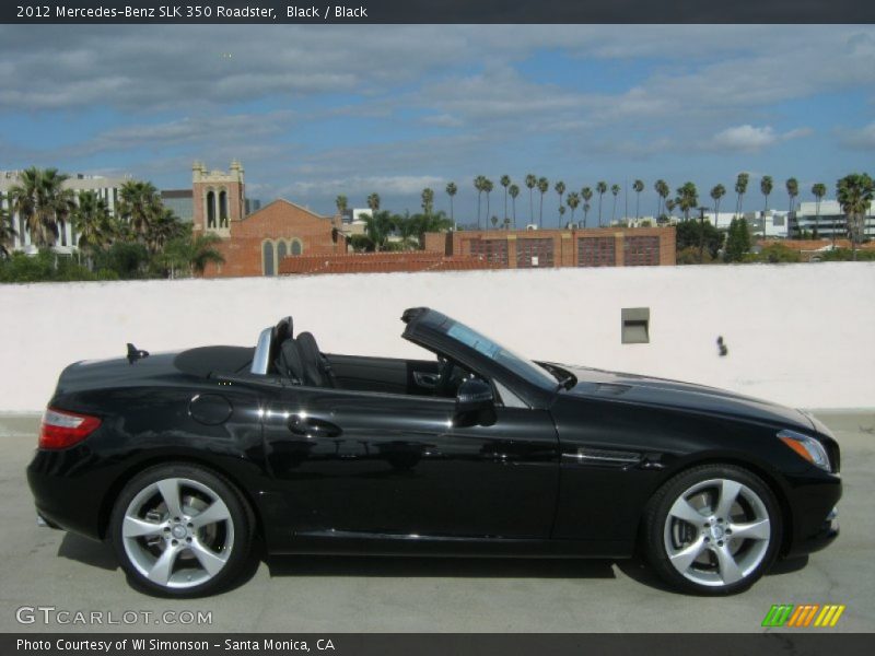 Black / Black 2012 Mercedes-Benz SLK 350 Roadster