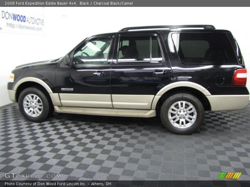 Black / Charcoal Black/Camel 2008 Ford Expedition Eddie Bauer 4x4