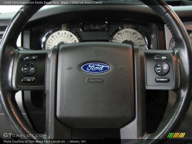 Black / Charcoal Black/Camel 2008 Ford Expedition Eddie Bauer 4x4