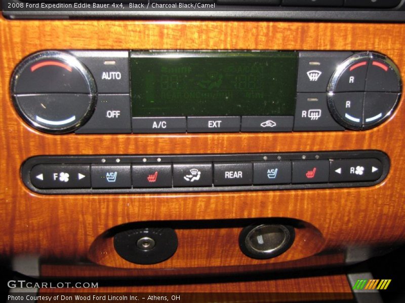 Black / Charcoal Black/Camel 2008 Ford Expedition Eddie Bauer 4x4