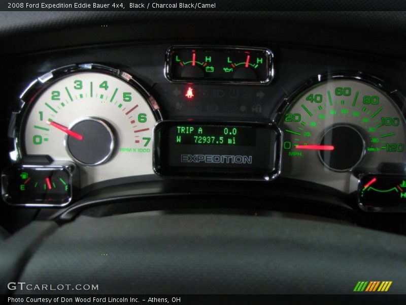 Black / Charcoal Black/Camel 2008 Ford Expedition Eddie Bauer 4x4