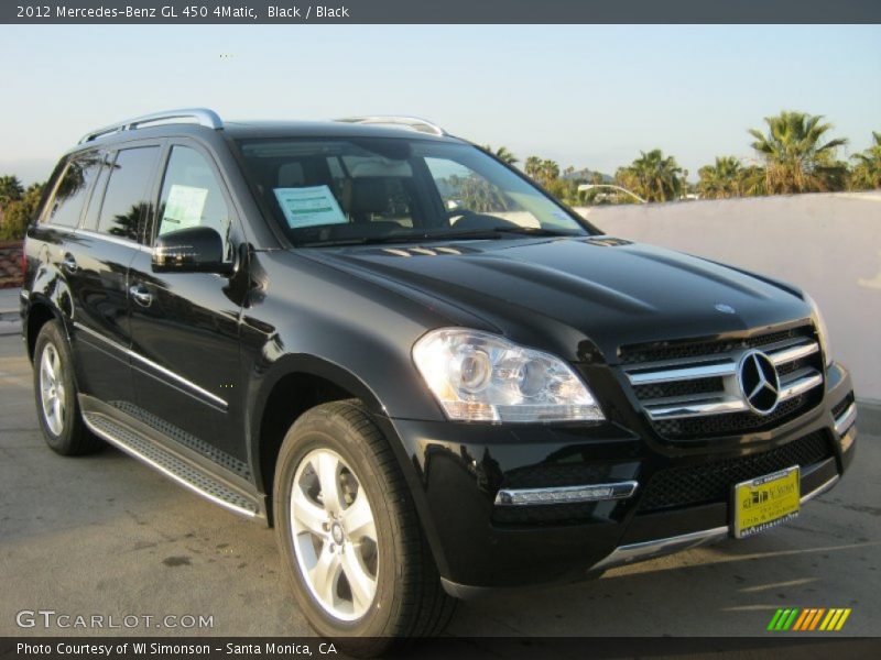 Black / Black 2012 Mercedes-Benz GL 450 4Matic