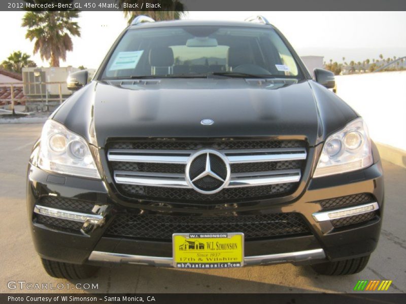 Black / Black 2012 Mercedes-Benz GL 450 4Matic