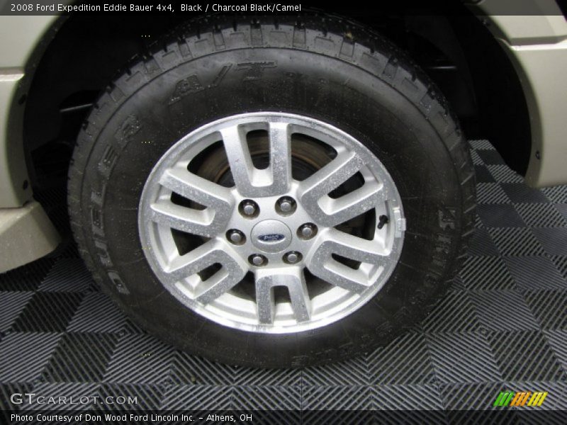 Black / Charcoal Black/Camel 2008 Ford Expedition Eddie Bauer 4x4