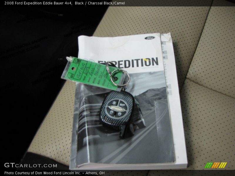 Black / Charcoal Black/Camel 2008 Ford Expedition Eddie Bauer 4x4