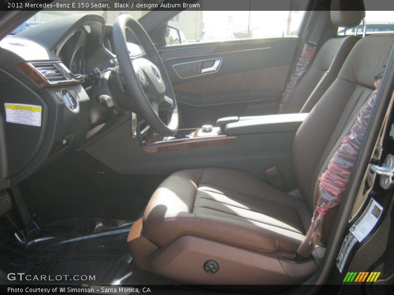  2012 E 350 Sedan designo Auburn Brown Interior