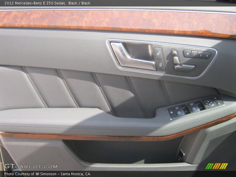 Black / Black 2012 Mercedes-Benz E 350 Sedan