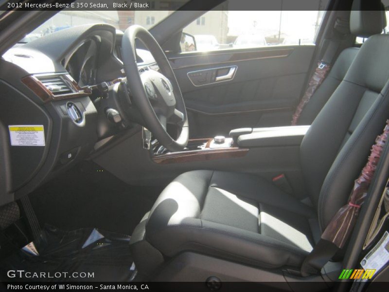 Black / Black 2012 Mercedes-Benz E 350 Sedan