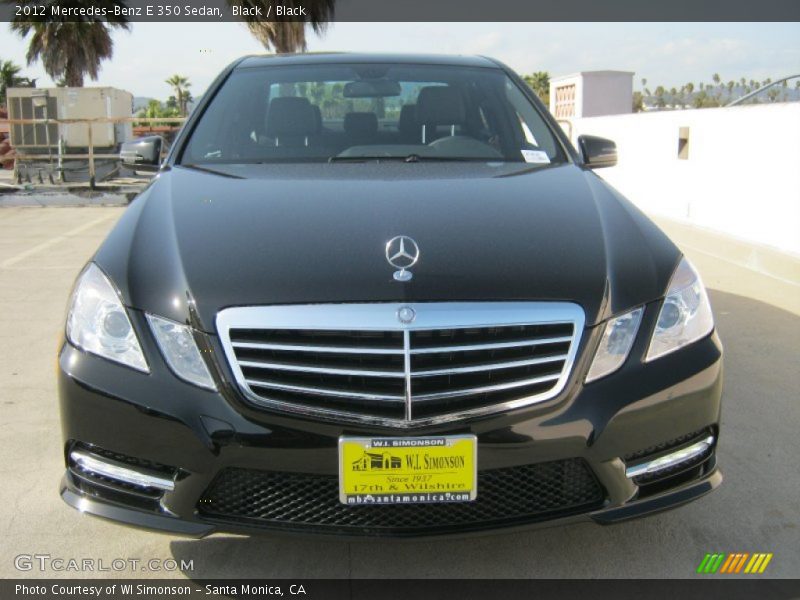 Black / Black 2012 Mercedes-Benz E 350 Sedan