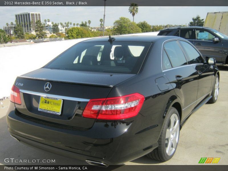 Black / Black 2012 Mercedes-Benz E 350 Sedan