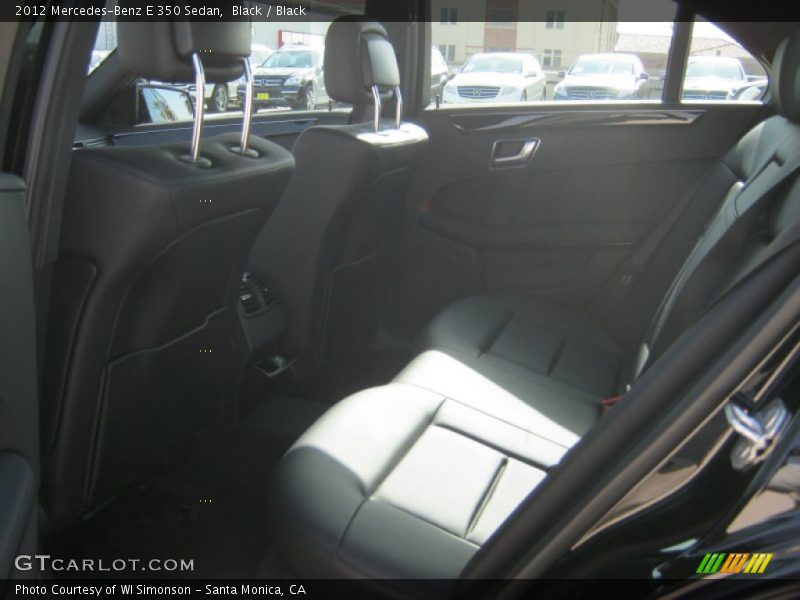 Black / Black 2012 Mercedes-Benz E 350 Sedan