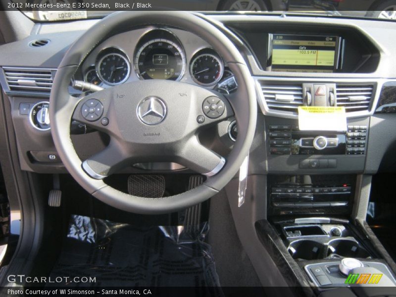 Black / Black 2012 Mercedes-Benz E 350 Sedan