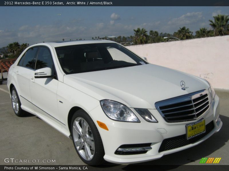 Arctic White / Almond/Black 2012 Mercedes-Benz E 350 Sedan
