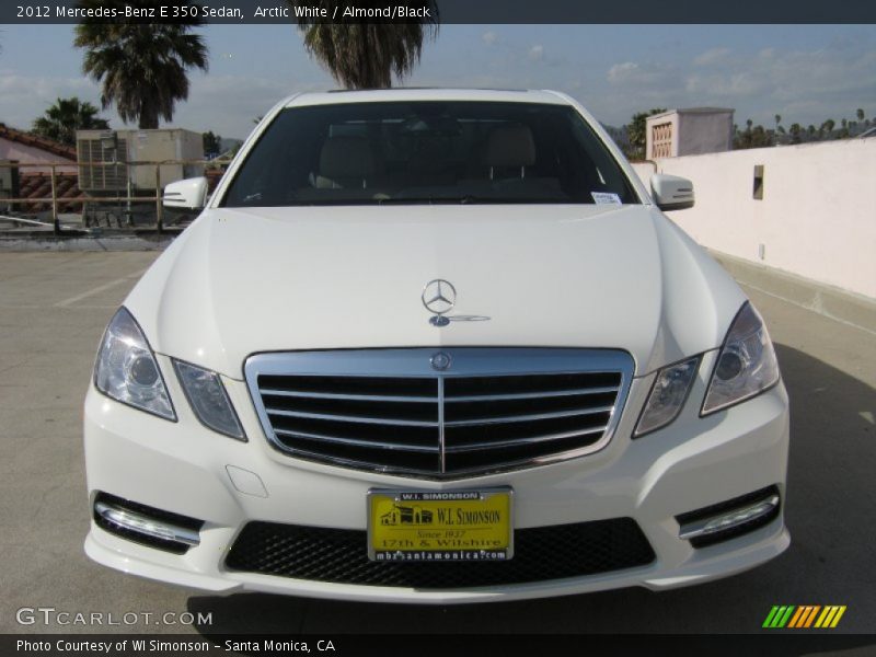 Arctic White / Almond/Black 2012 Mercedes-Benz E 350 Sedan