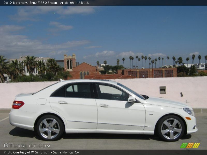 Arctic White / Black 2012 Mercedes-Benz E 350 Sedan